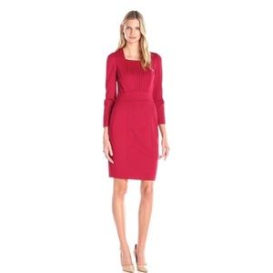 NWT BLACK ponte Adrienne’s Papell shift dress